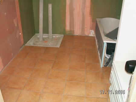 carrelage salle de bain fini